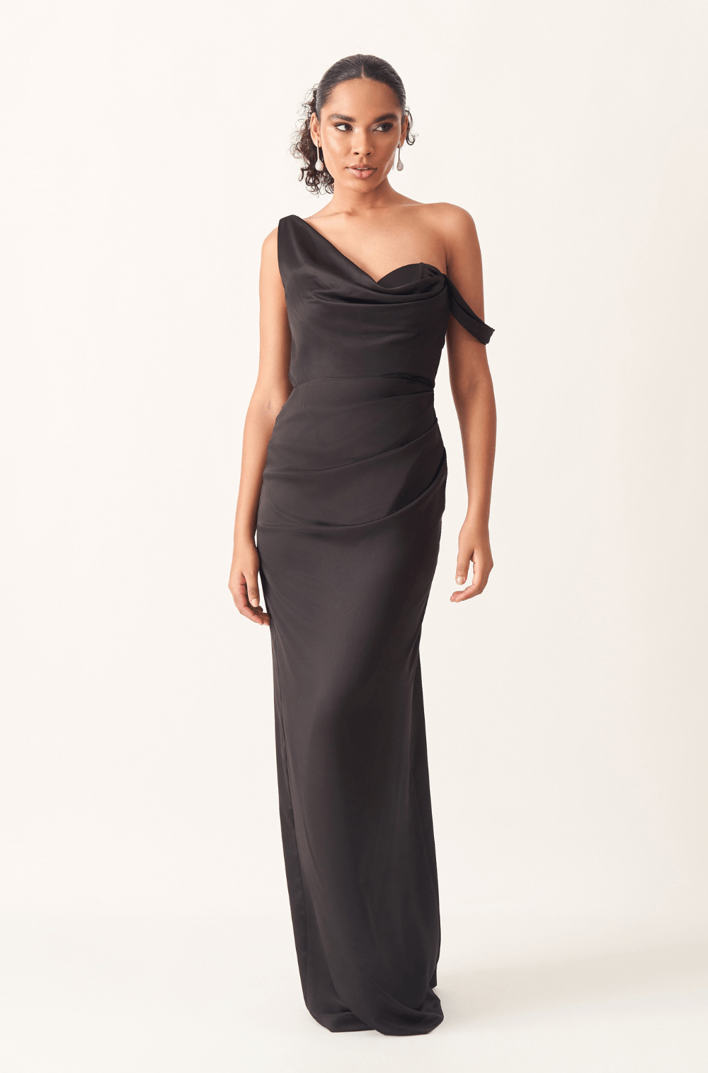 Vestido De Festa Longo Mayra Preto