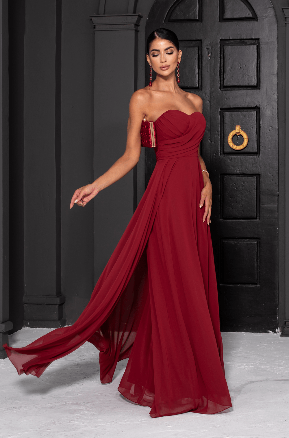 Vestido De Festa Longo Maysa Ceramica