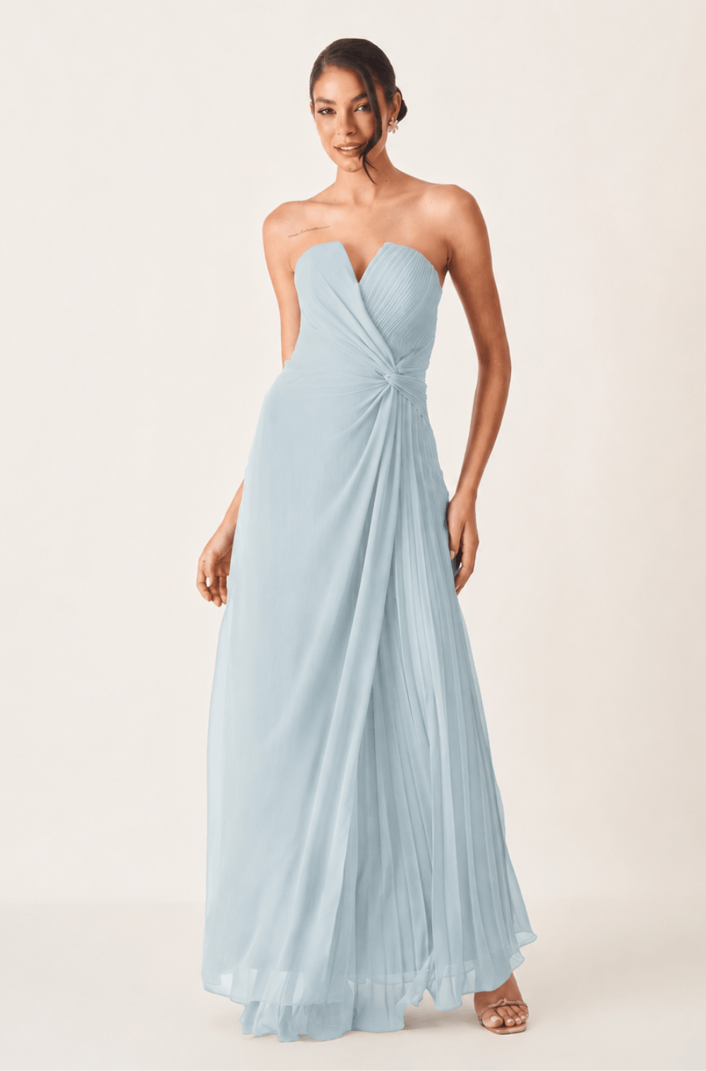 Vestido De Festa Longo Melina Acqua