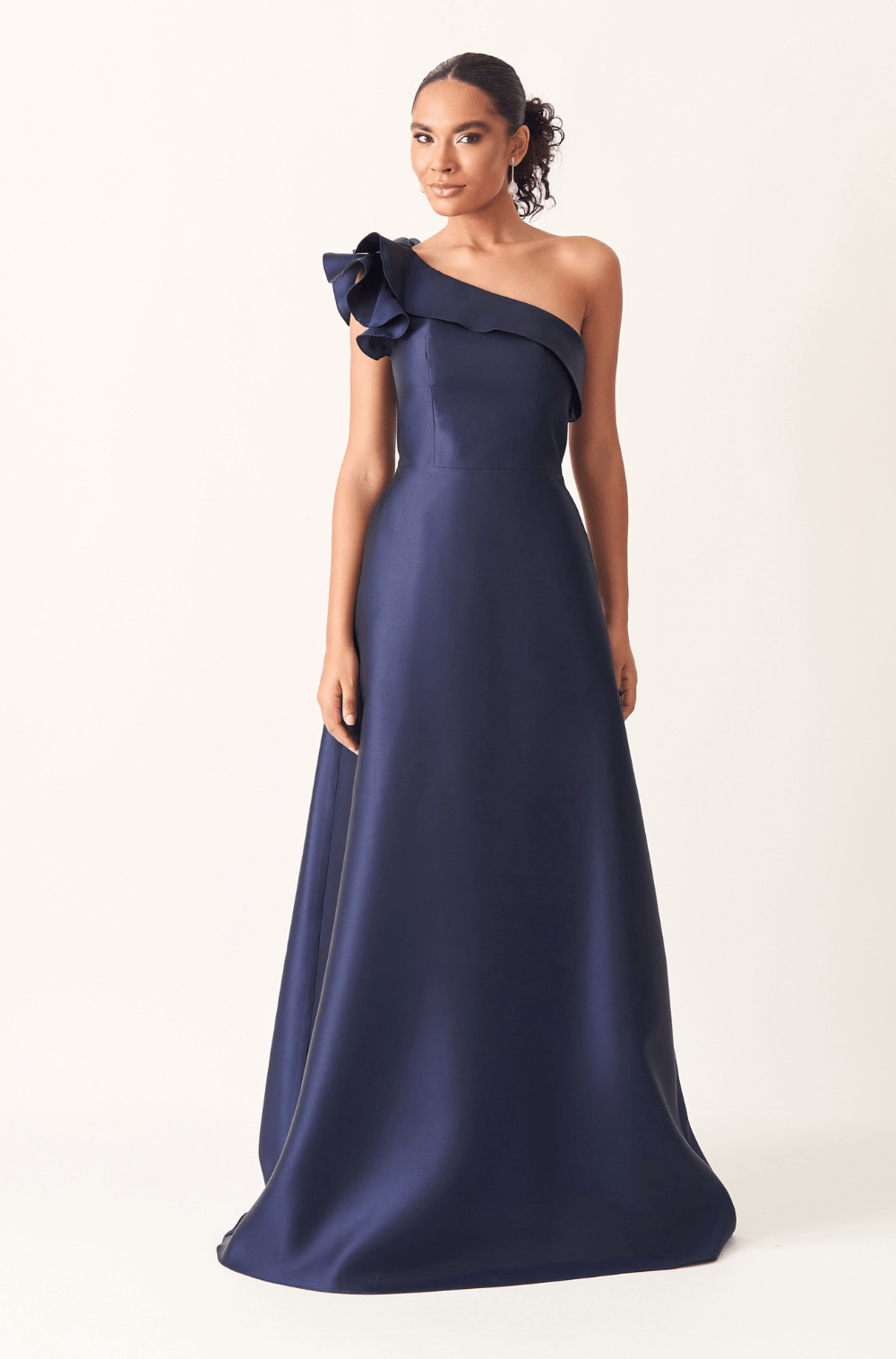 Vestido De Festa Longo Bianca Azul Marinho