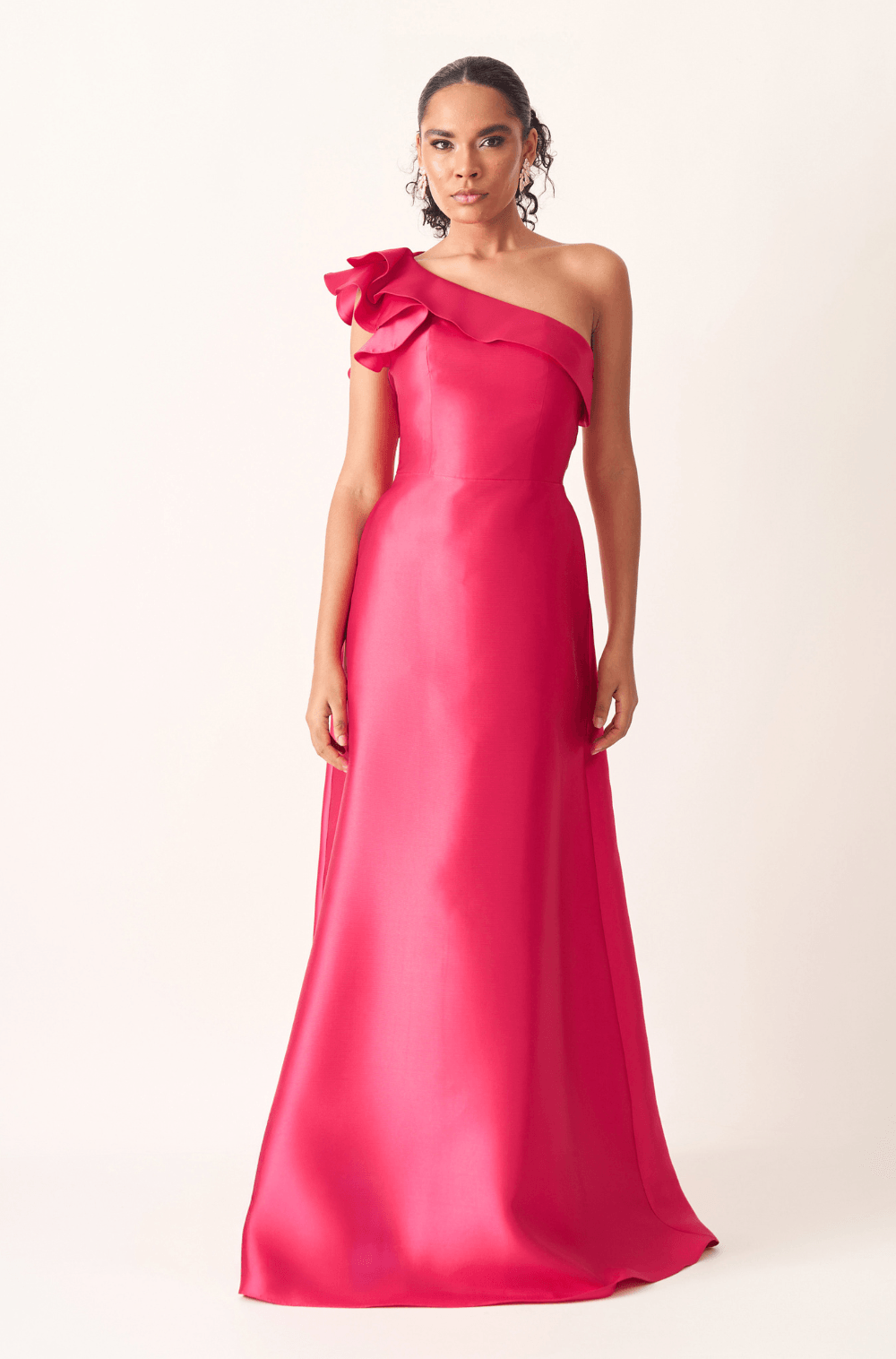 Vestido De Festa Longo Bianca Magenta