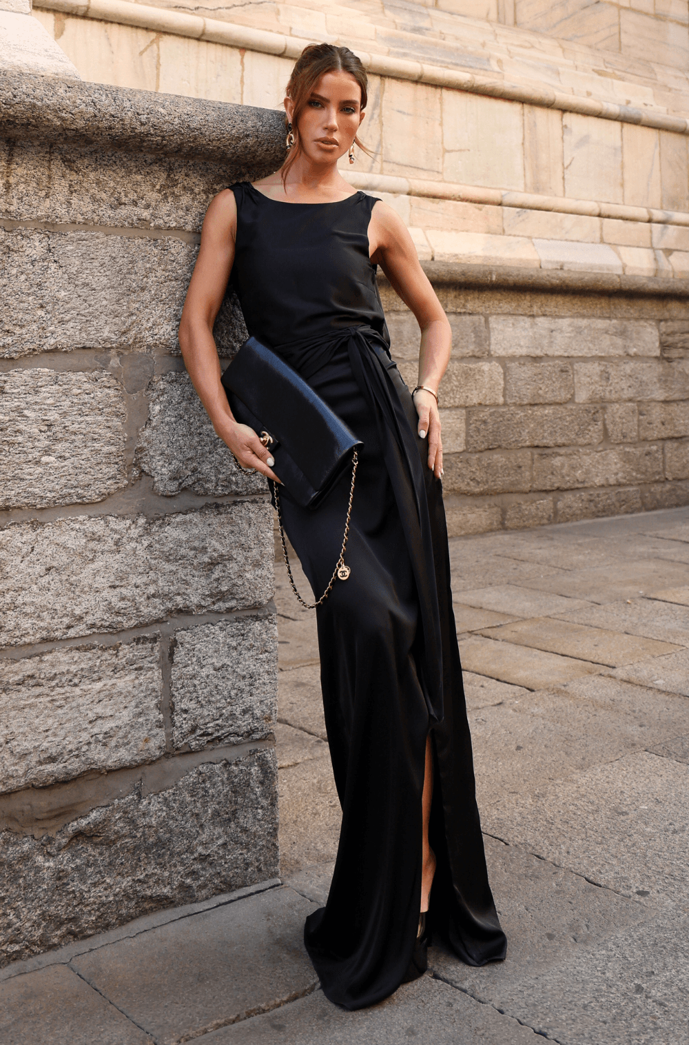 Vestido Longo Gisa Preto