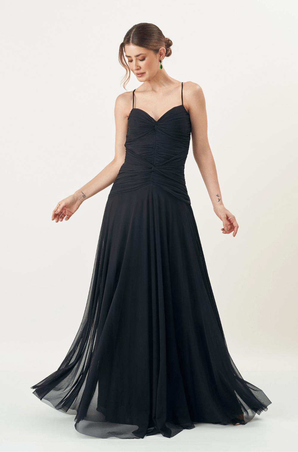 Vestido De Festa Longo Jussara Preto