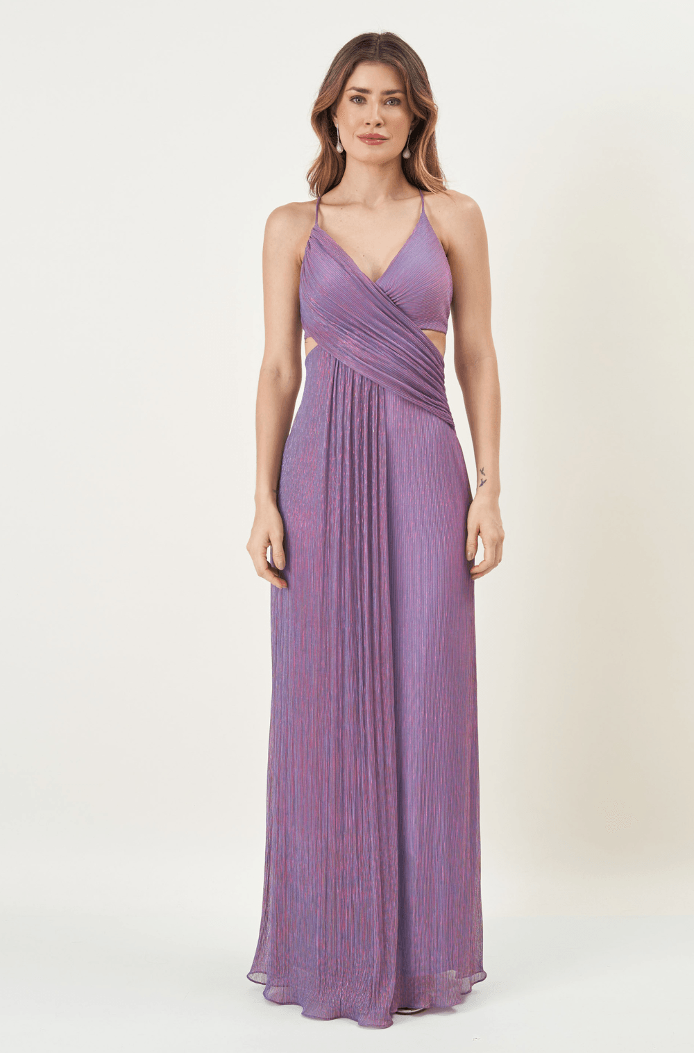 Vestido Longo De Festa Desiree Lilas